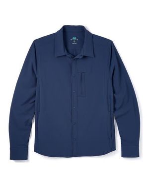 Myles Apparel Everyday Overshirt - Blue