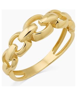 Oradina 14K Penthouse Ring - Metallic