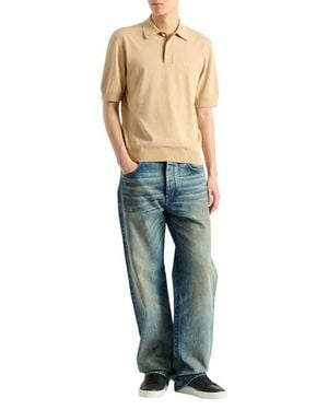 Balmain Embroidered Vintage Polo - Blue