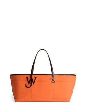 JW Anderson Anchor Canvas East/West Tote - Red