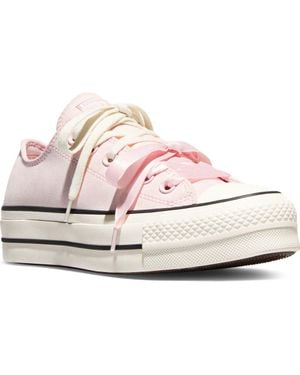Converse Chuck Taylor All Star Lift Peached Low Top Platform Sneaker - Pink