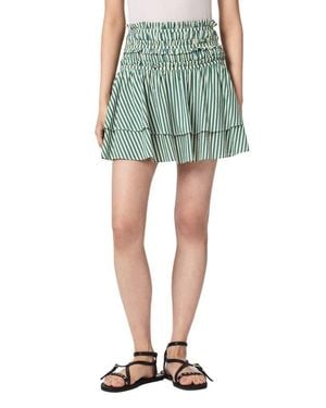 AllSaints Kali Stripe Miniskirt - Green