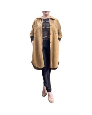 Standards & Practices Button Front Knit Shirt Jacket - Black