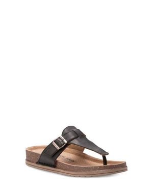 Eastland Brya Platform Wedge Flip Flop - Brown