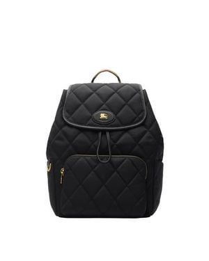Burberry Horseshoe Backpack - Black