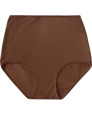 PROCLAIM Organic Cotton High Rise Brief - Brown