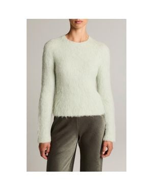 Vince Brushed Crewneck Sweater - Green