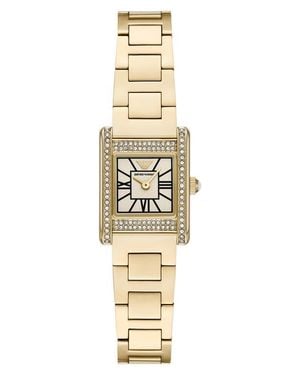 Emporio Armani Mother-Of-Pearl Bracelet Watch, 26Mm - Metallic