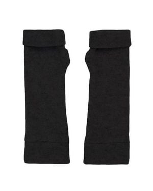 Celtic & Co. Cashmere Fingerless Gloves - Black