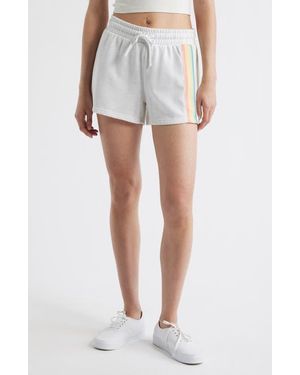 Rip Curl Surf Revival Fleece Drawstring Shorts - White