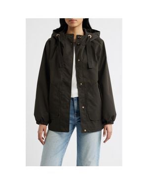 Brooklyn Industries Hooded Utility Jacket - Black