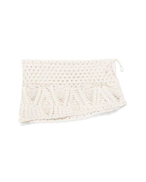 Mango Crochet Miniskirt - Natural