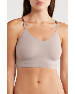 True & Co. True Body Lift Full Cup Triangle Bra - Gray