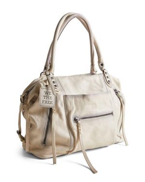 Free People We The Free Emerson Leather Tote - Metallic