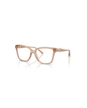 Michael Kors 54Mm Square Optical Glasses - Brown