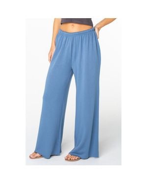 Roxy Surfing By Moonlight Wide Leg Pants - Blue