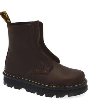 Dr. Martens Zebzag Laceless Boot - Brown