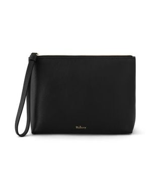 Mulberry Zipped Cosmetic Pouch - Black