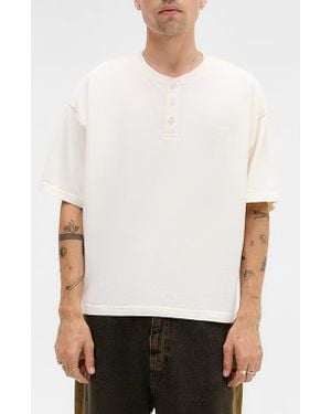 BDG Henley T-Shirt - White