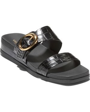 Cole Haan Oaklynn Wedge Sandal - Black