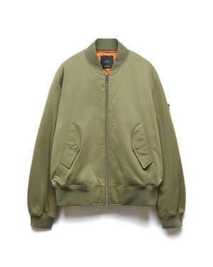 Mango Oversize Bomber Jacket - Green