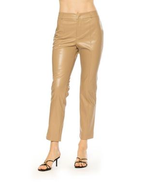 Alexia Admor Lior Mid Rise Fitted Pants - Natural