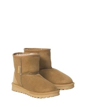 Celtic & Co. Classic Shearling Shortie Boots - Natural