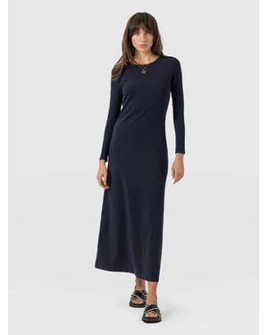 Saint + Sofia Runway Maxi Dress - Blue