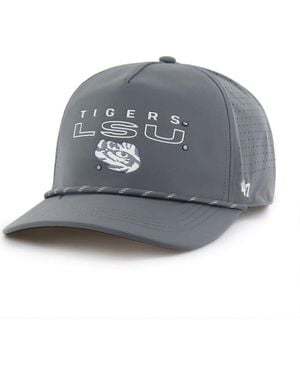 '47 Lsu Tigers Forward Vent Hitch Rope Adjustable Hat - Gray