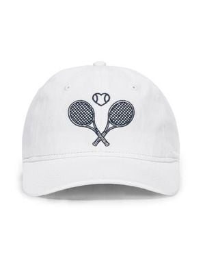 Ame & Lulu Triple Play Hat - White