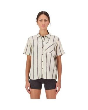 Mons Royale Merino Short-Sleeve Shirt - White