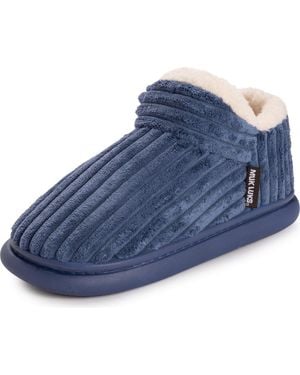Muk Luks Aveline Bootie Slipper - Blue