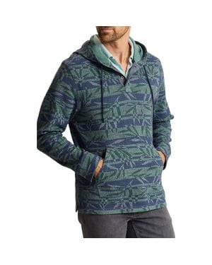 Tommy Bahama Frondline Baja Cotton Hoodie - Blue