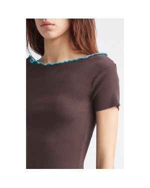 Paloma Wool Sonbou Cotton Rib Sweater - Purple