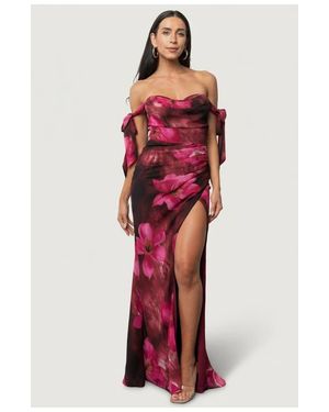 Baltic Born Allegra Off Shoulder Maxi Dress - Red