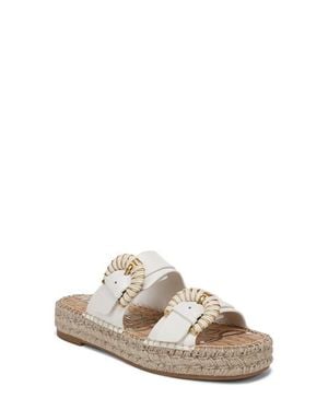 Sam Edelman Tabbey Espadrille Platform Slide Sandal - Multicolor