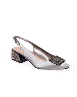 Lady Couture Flora, Slingback Pump - Metallic