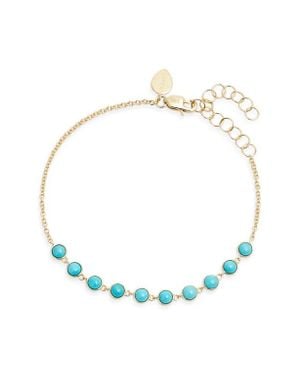 Meira T Bezel Set Bracelet - White