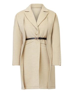 Chuks Collins Kate Middleton Classy Trench Coat - Natural