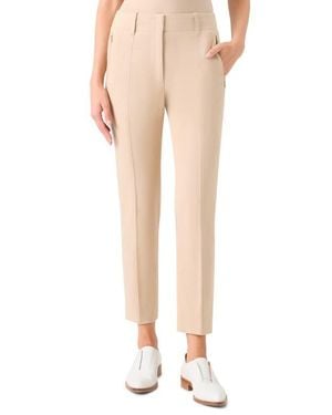 Akris Connor Khaki Ankle Pants - Natural