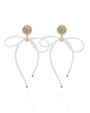 Saule Label Lucia Earrings - White