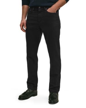Brooks Brothers Five-Pocket Straight Leg Pants - Black
