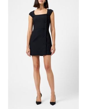 French Connection Azra Twill Minidress - Black