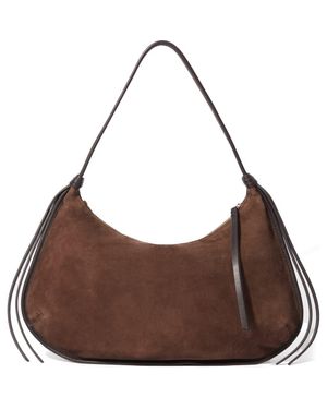 & Other Stories Fringe Suede Shoulder Bag - Brown