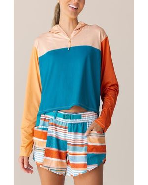 Nani Swimwear Quarter Zip Sunshade - Blue