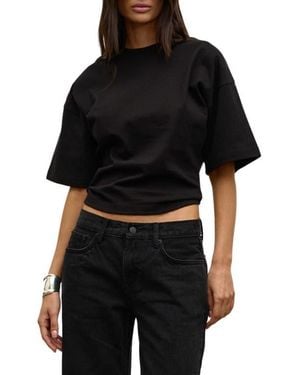 Bayse Lex Cotton T-Shirt - Black
