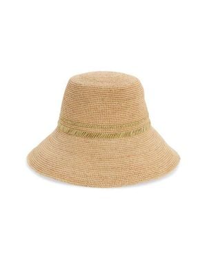 Rag & Bone Jade Packable Raffia Bucket Hat - Natural