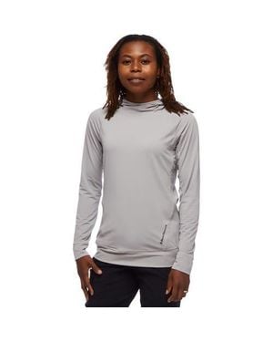 Black Diamond Alpenglow Hooded Long-Sleeve Shirt - Gray
