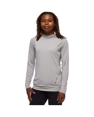Black Diamond Alpenglow Hooded Long-Sleeve Shirt - Gray