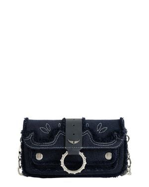 Zadig & Voltaire Kate Wallet On A Chain - Gray